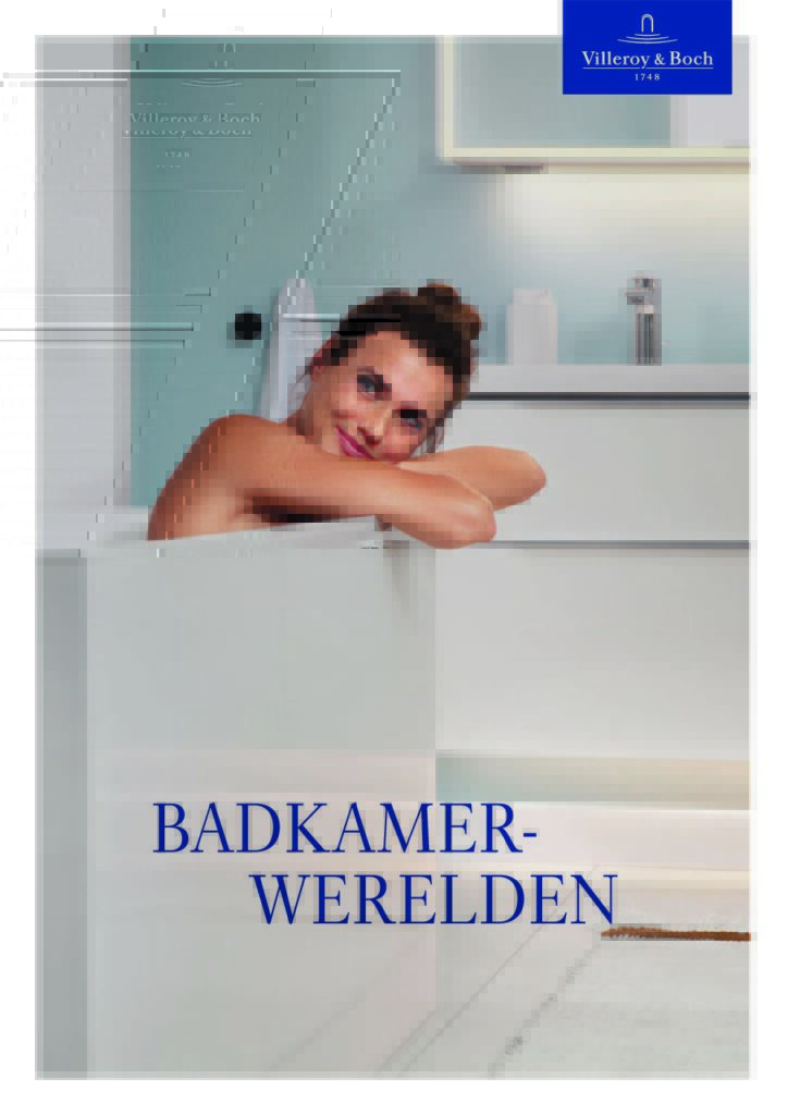 Voorpagina van een catagolus van Badkamer Werelden